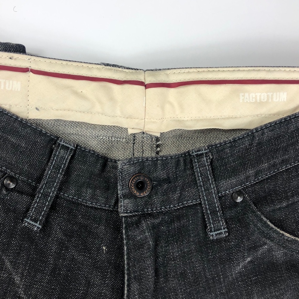 Factotum Jeans Black Washed sz 31 - Picture 2 of 5